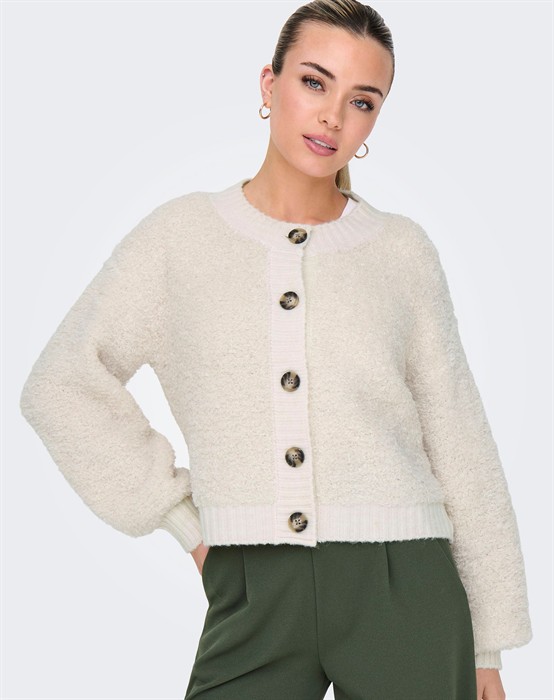 JDYEira Life O-Neck Cardigan - Birch